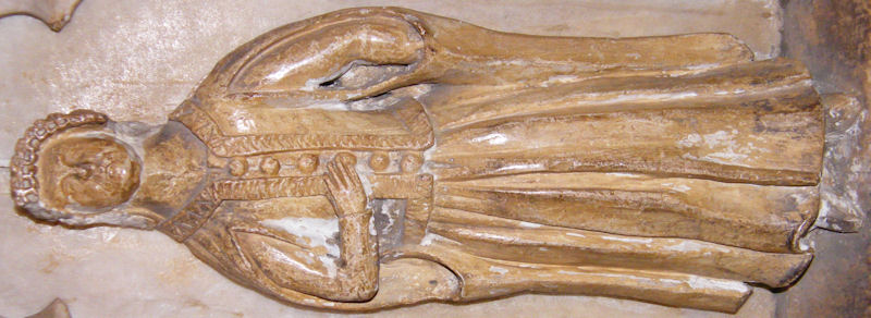 Warwick - St Mary Thomas Beauchamp 1369 and wife Katherine mortimer 1369 weeper